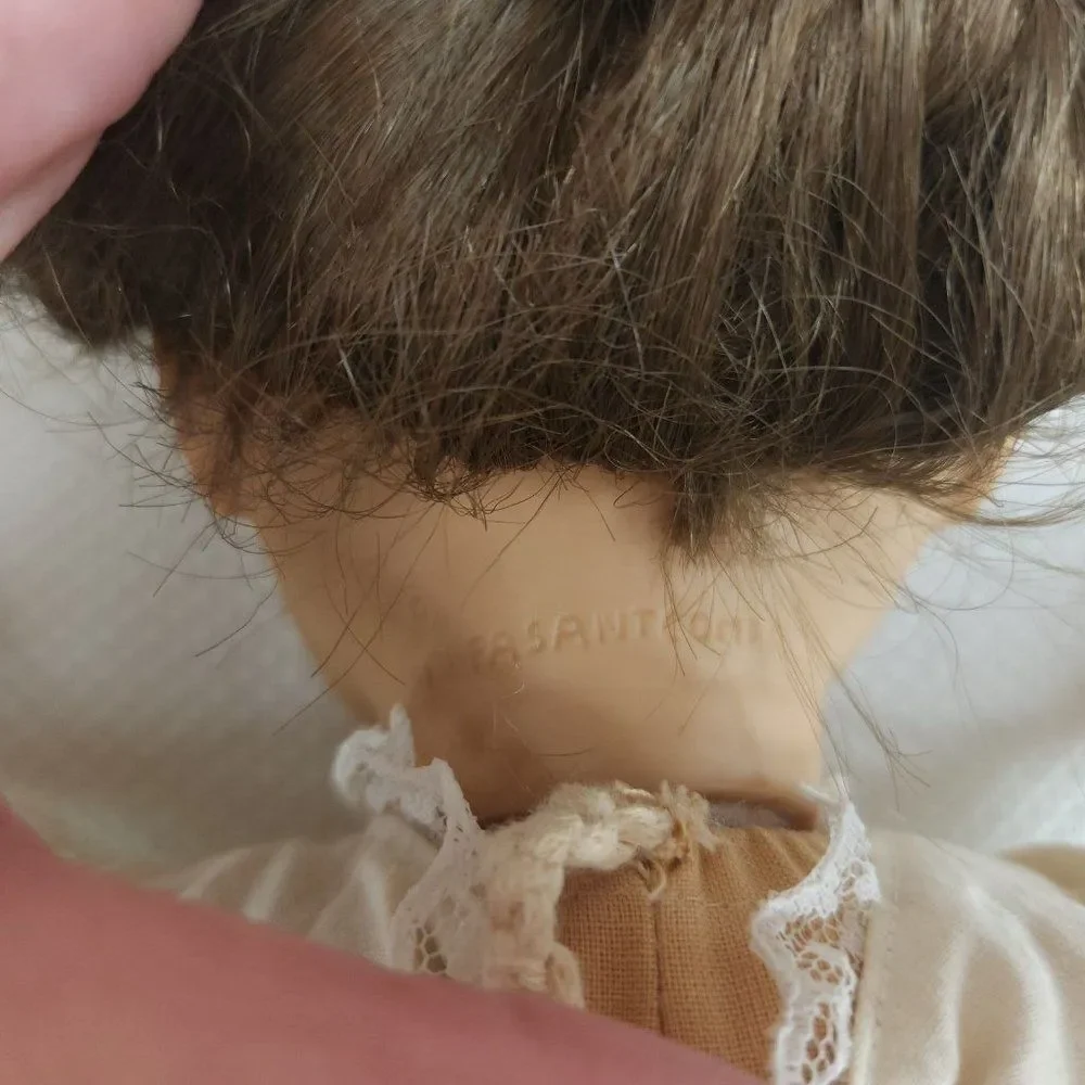 Vintage Mid 90s Pleasant Co American Girl Molly Doll Gray Eyes Tan Body